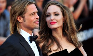 Brad Pitt y Angelina Jolie en los Oscar en la 84 ª a 84 ª ceremonia de los Oscar en Los Angeles