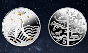 “Latvijas gada monēta 2023” – “Zvaigžņu putekļi”