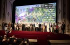 Animācijas filmas “Laimīgie” pirmizrāde kinoteātrī Splendid Palace, uz skatuves filmas veidotāju komanda Krāšņā pirmizrādē animācijas filma “Laimīgie” pulcē lielus un mazus skatītājus